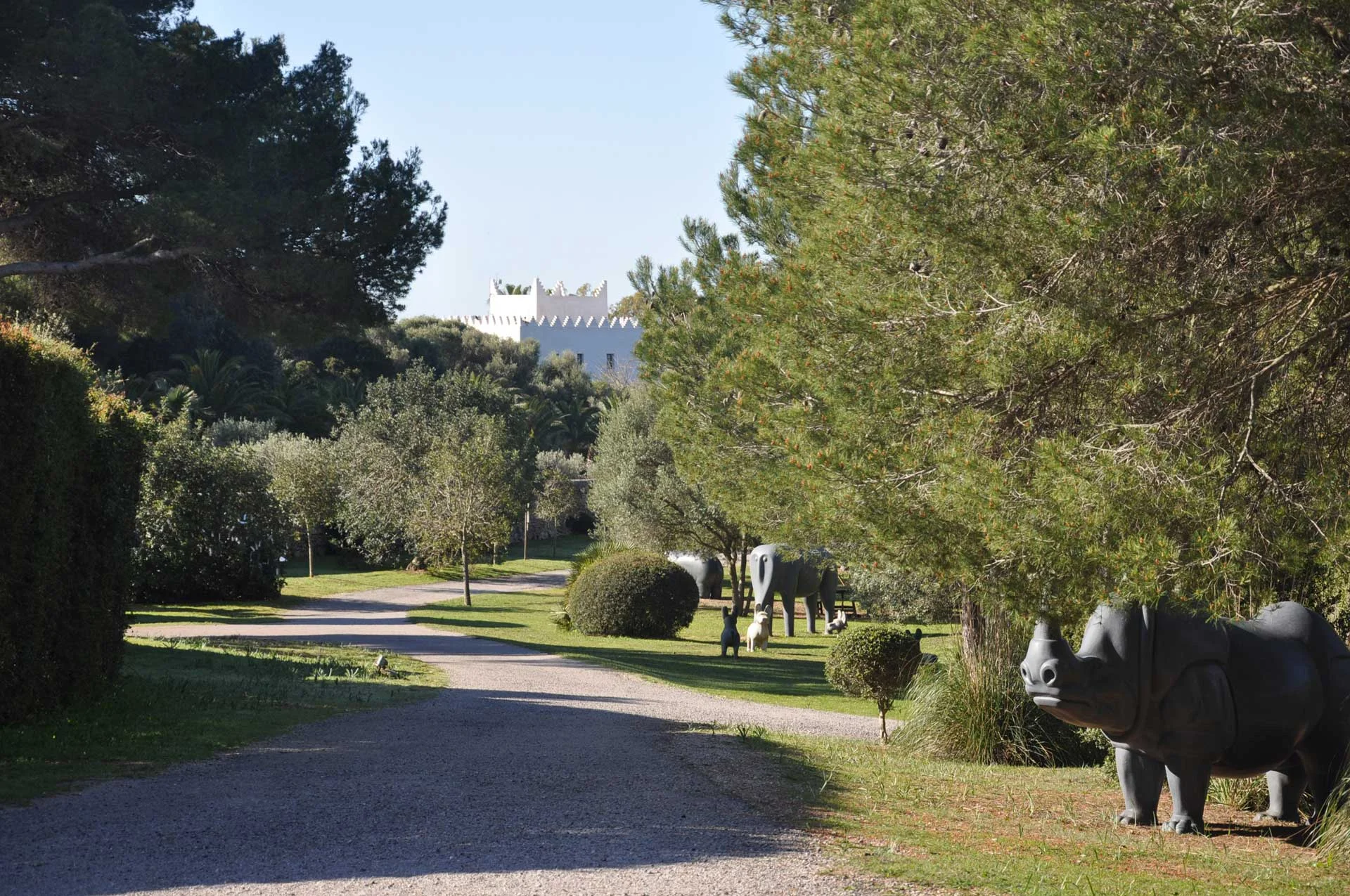 Parque de esculturas en Museo Sa Bassa Blanca